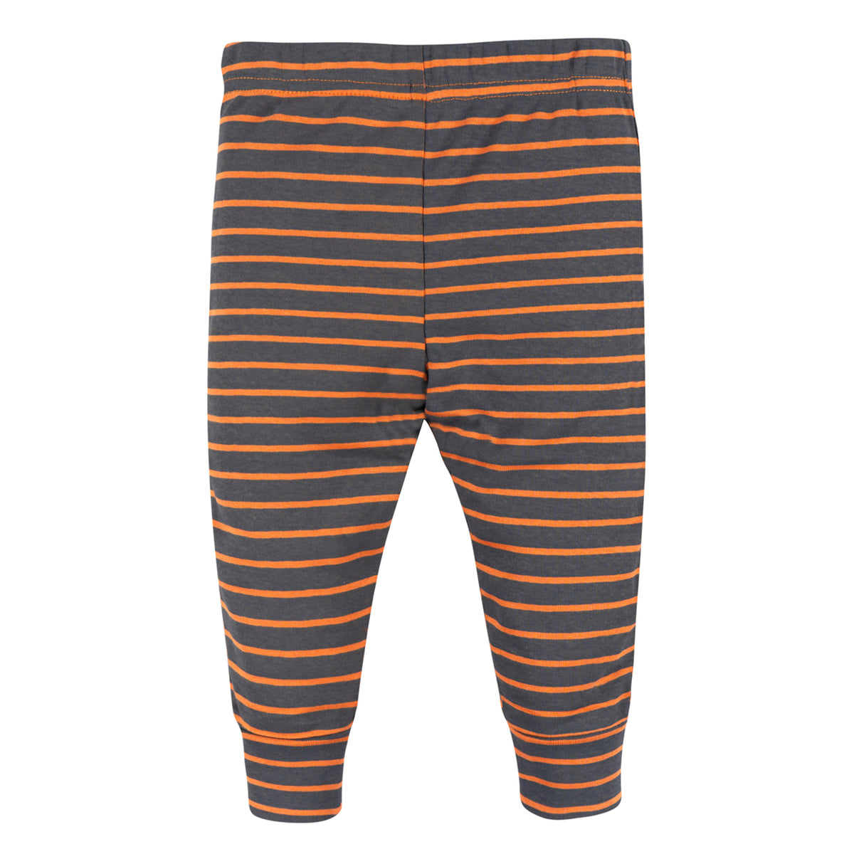 Conjunto Gerber bebé 3 piezas algodón naranja y blanco-6-9M