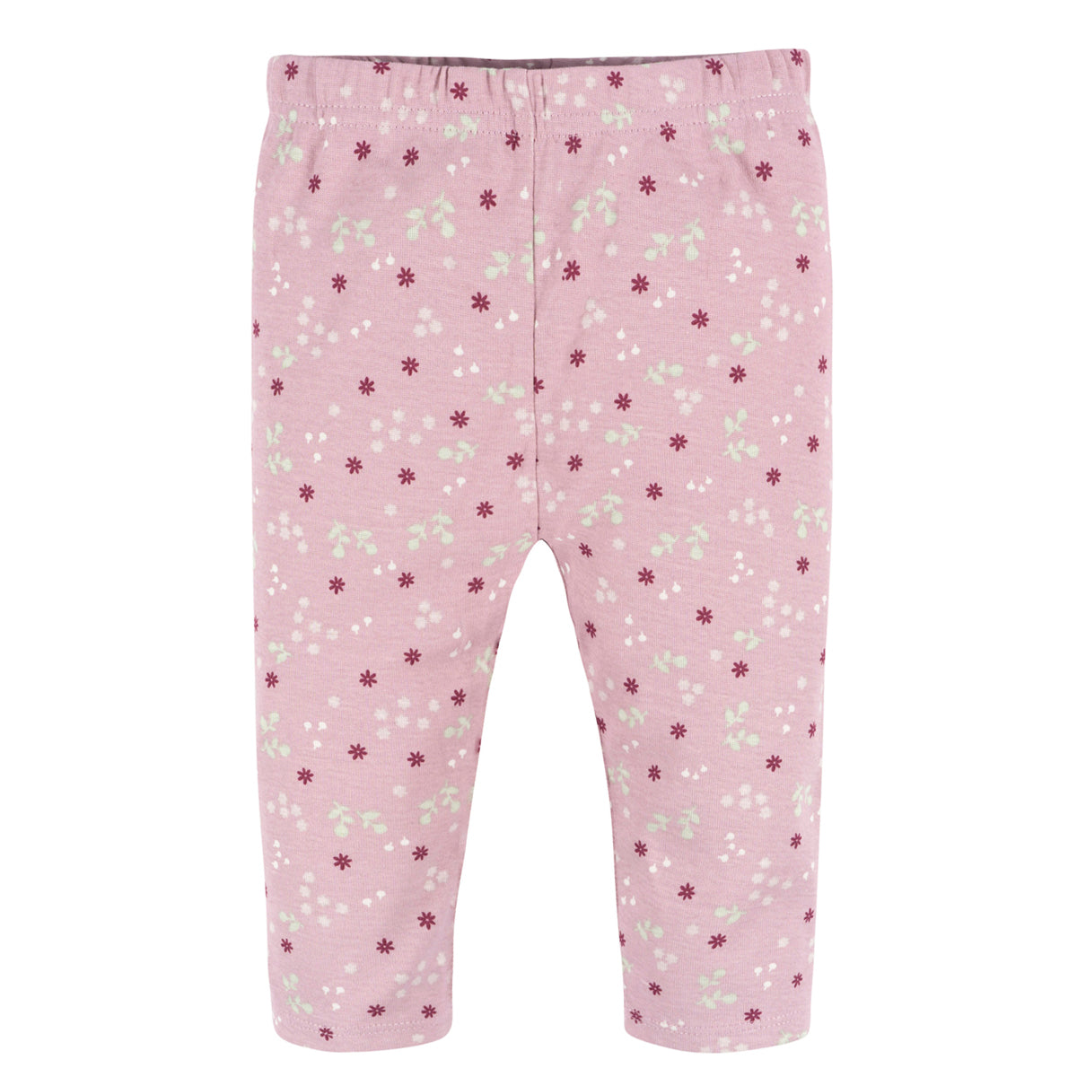 Conjunto Gerber bebé 3 piezas mameluco rosa algodón-0-3M