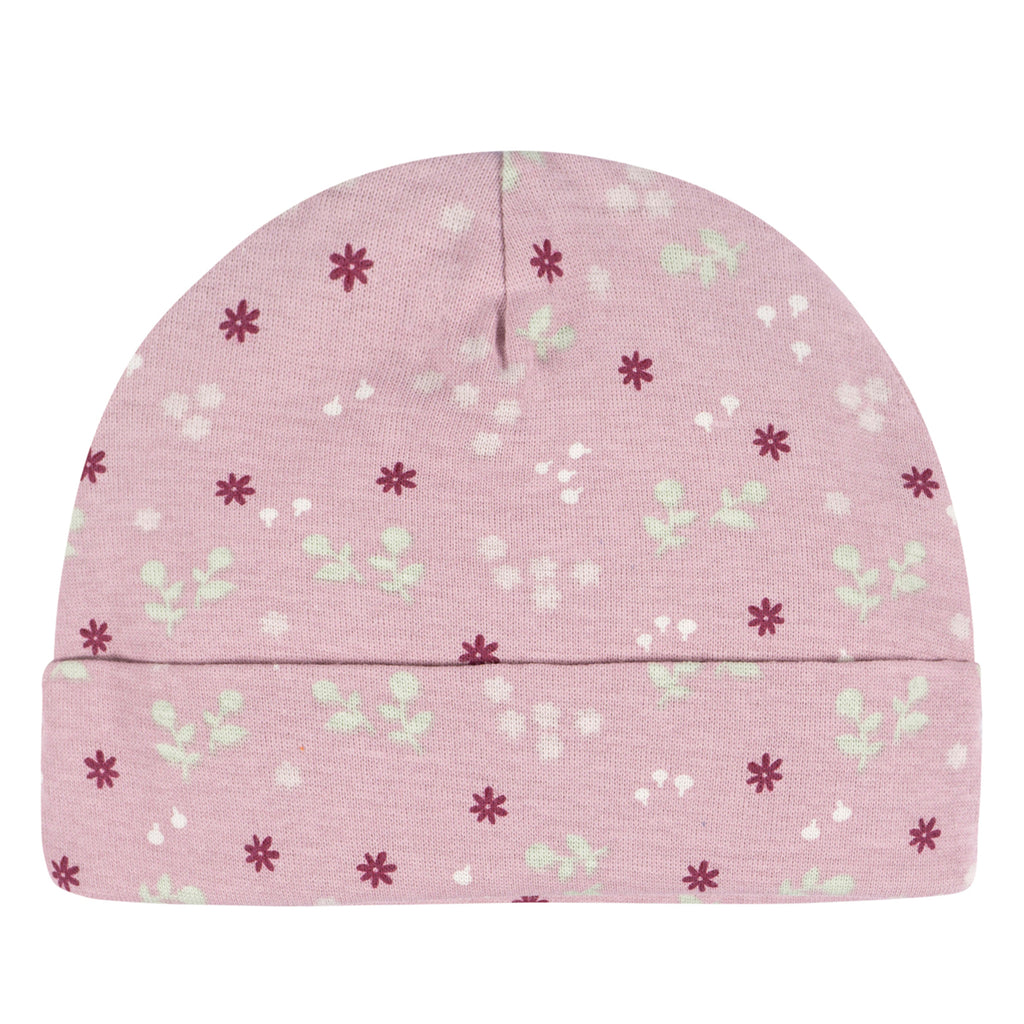 Conjunto Gerber bebé 3 piezas mameluco rosa algodón-0-3M