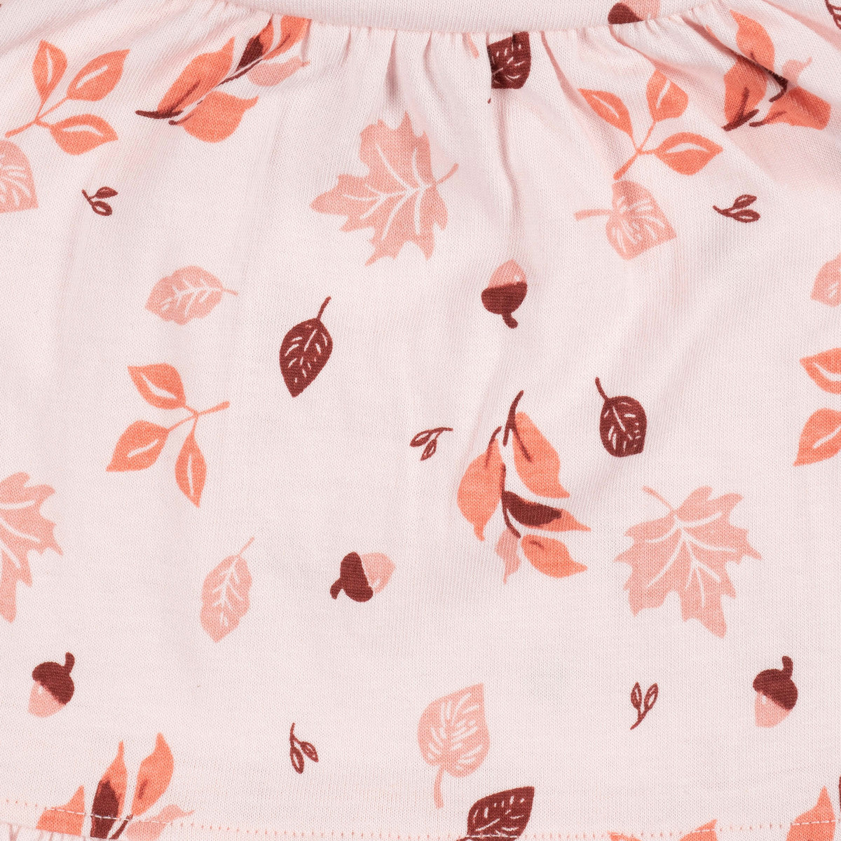 Conjunto bebé niña Gerber vestido y leggings algodón-0-3M, 3-6M, 6-9M, 12M
