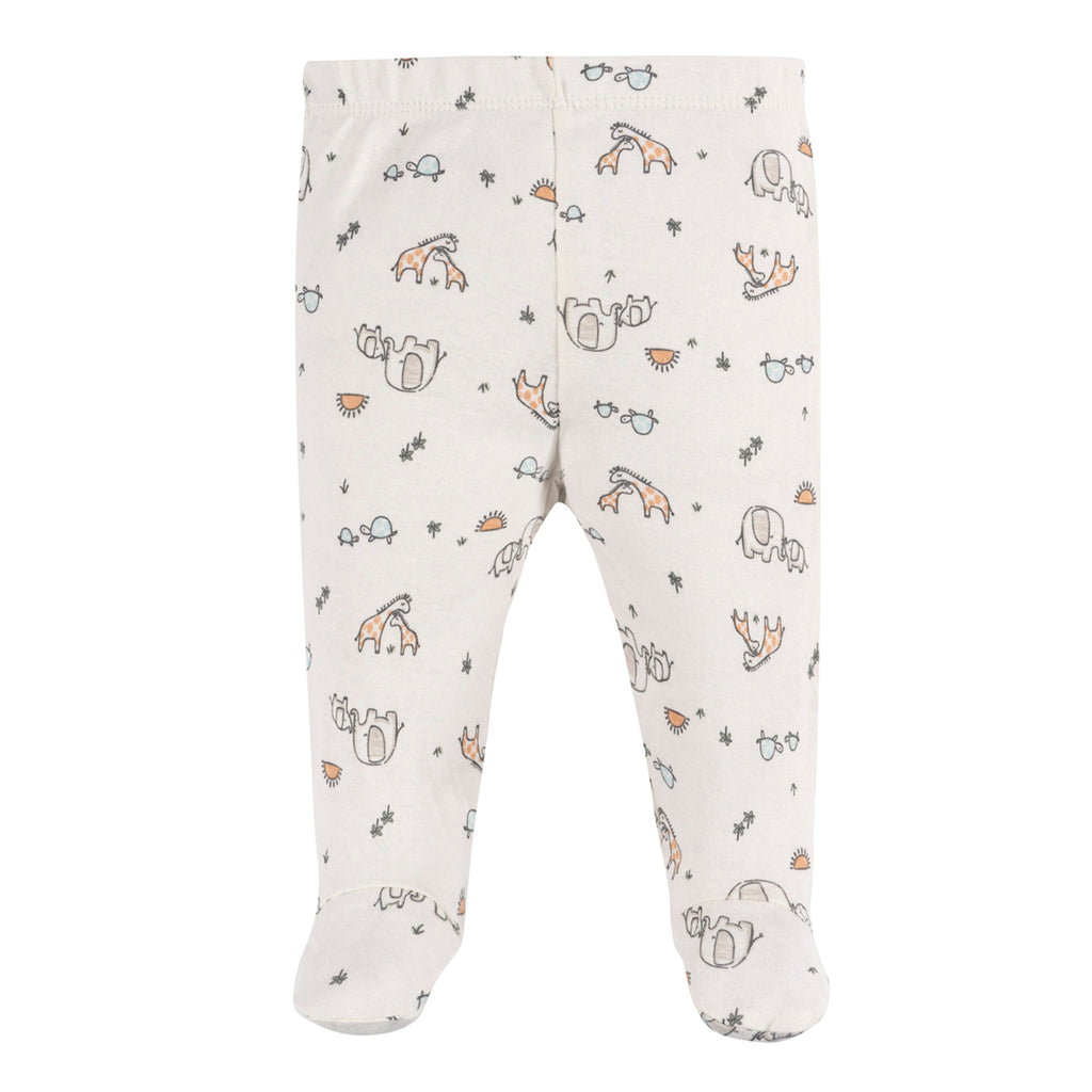 Conjunto Gerber bebé 3 piezas algodón blanco cómodo-0-3M, 0M