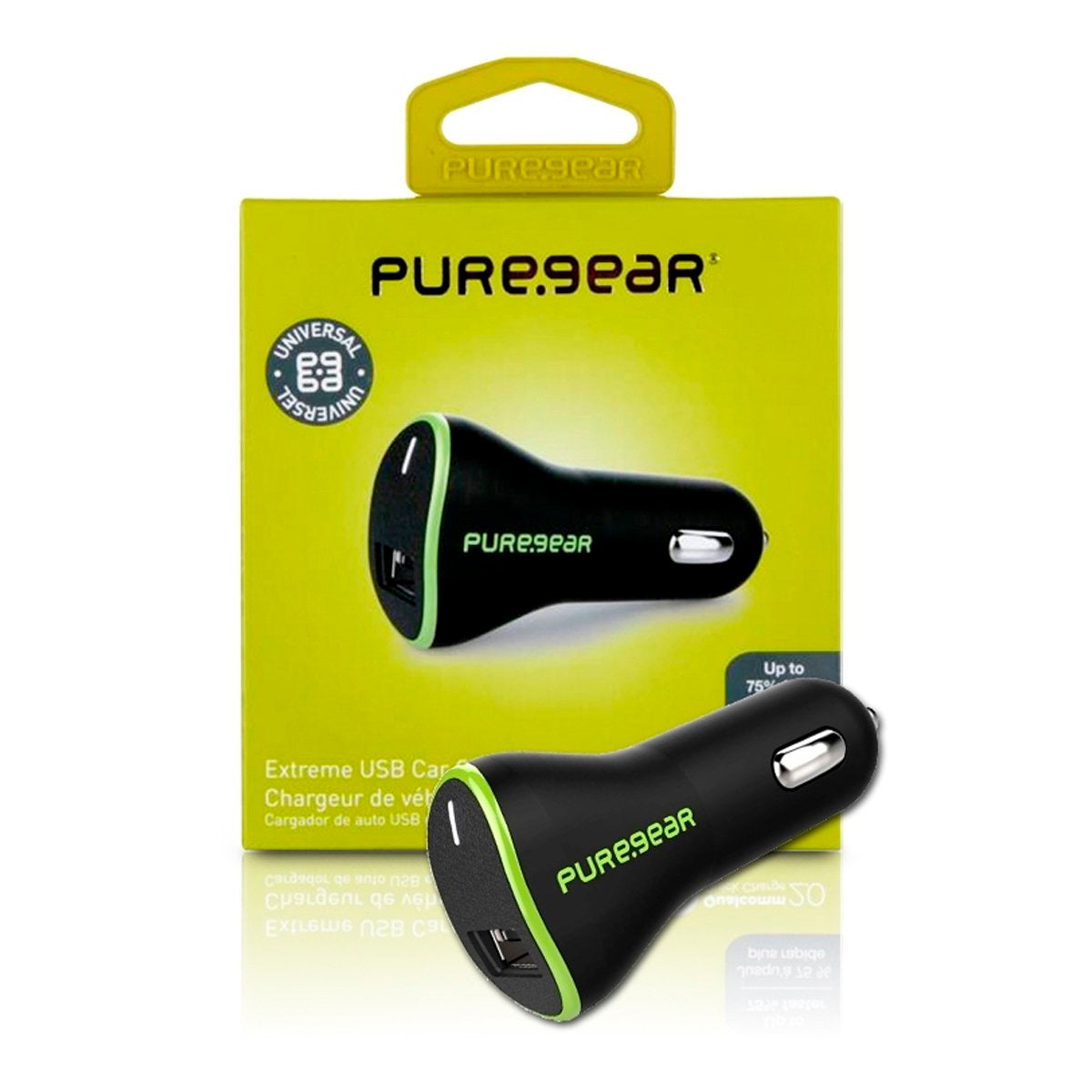COMBO PUREGEAR/CUBO CARGADOR USB2.0A/PLUG IN USB2.0A/CABLE MICRO USB