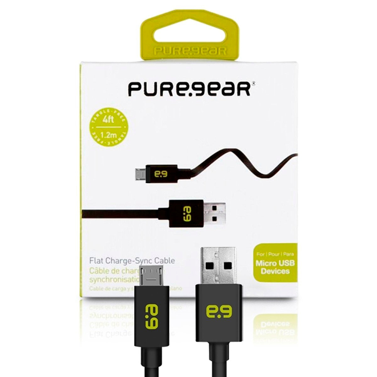 COMBO PUREGEAR/CUBO CARGADOR USB2.0A/PLUG IN USB2.0A/CABLE MICRO USB