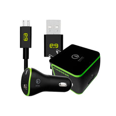 COMBO PUREGEAR/CUBO CARGADOR USB2.0A/PLUG IN USB2.0A/CABLE MICRO USB