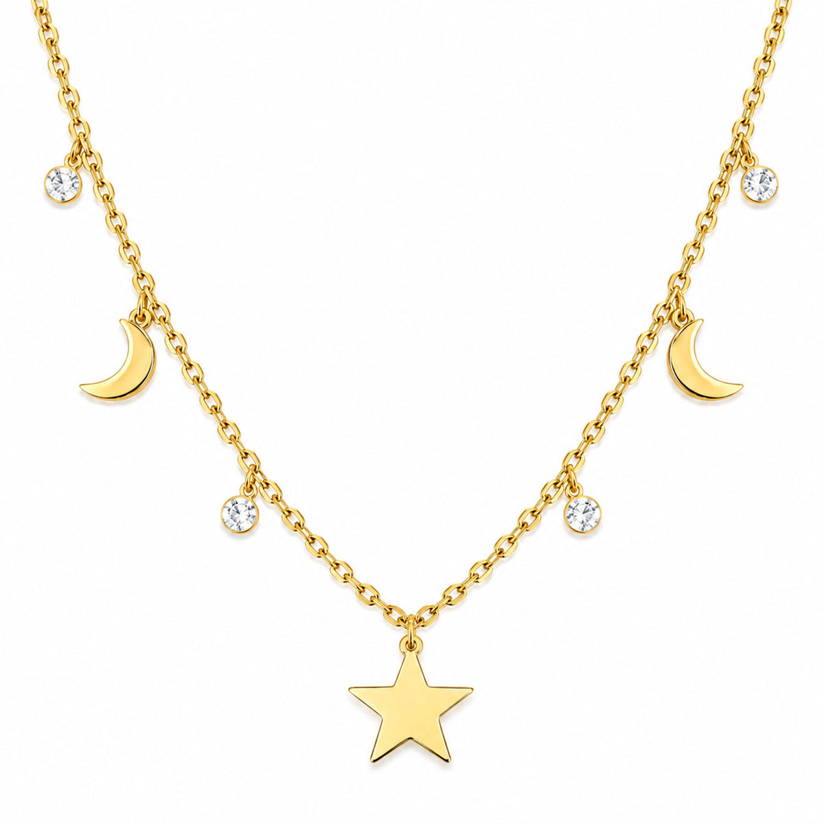 Collar Mujer Gargantilla Andromeda Dije Joyeria Oro 18K