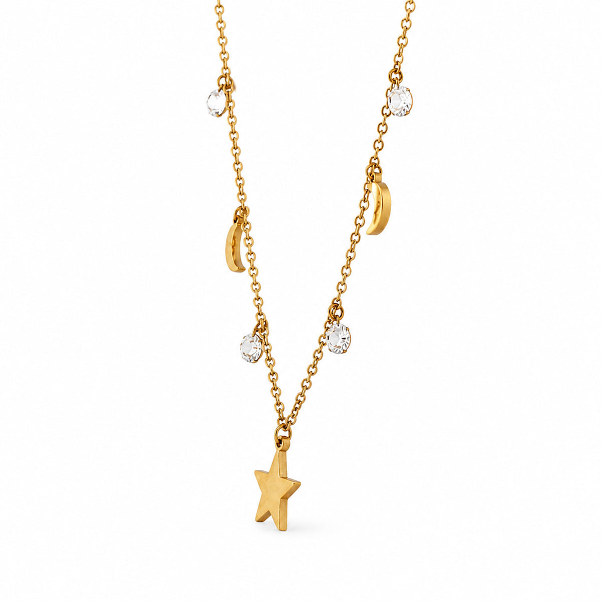 Collar Mujer Gargantilla Andromeda Dije Joyeria Oro 18K