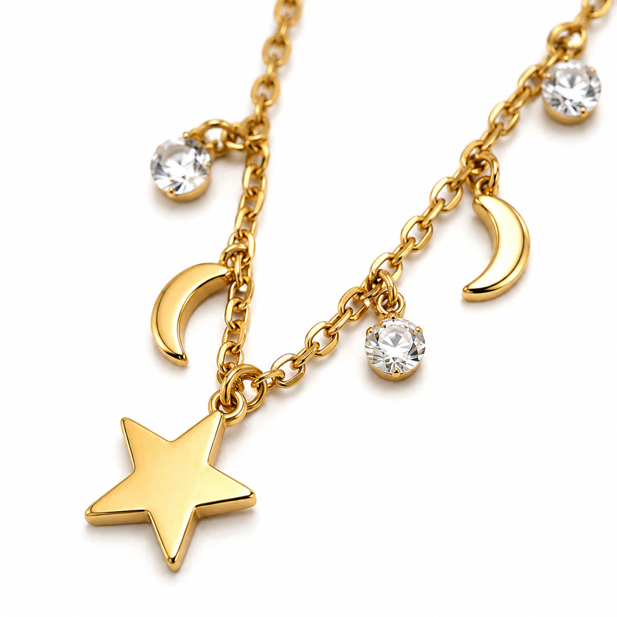 Collar Mujer Gargantilla Andromeda Dije Joyeria Oro 18K