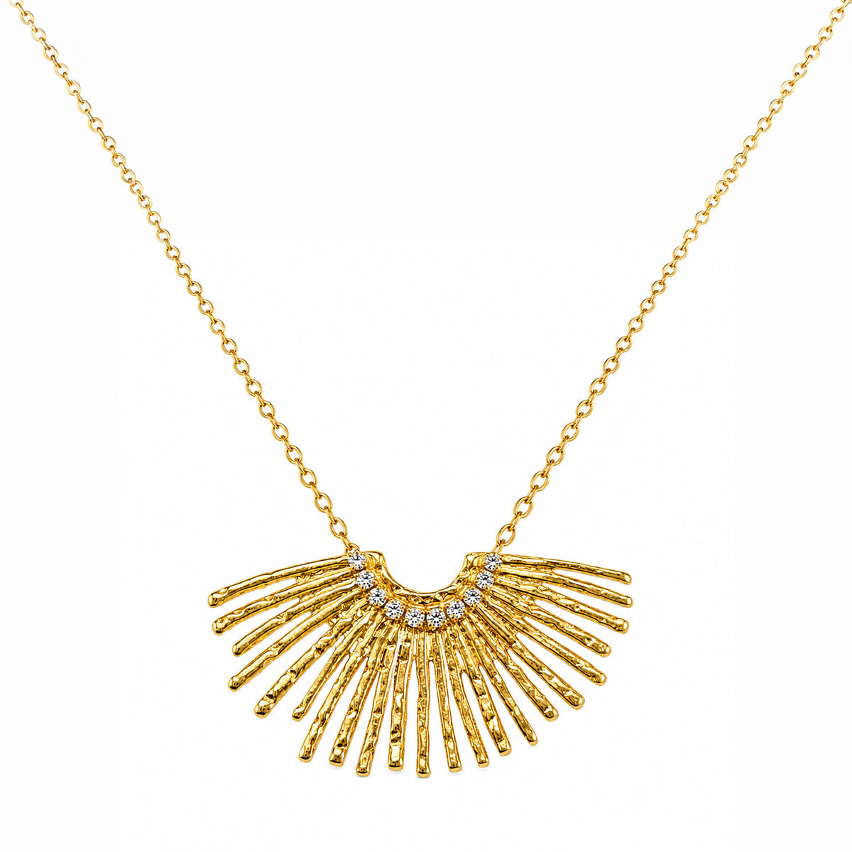 Collar Mujer Gargantilla Aurora Dije Joyeria Oro Acero