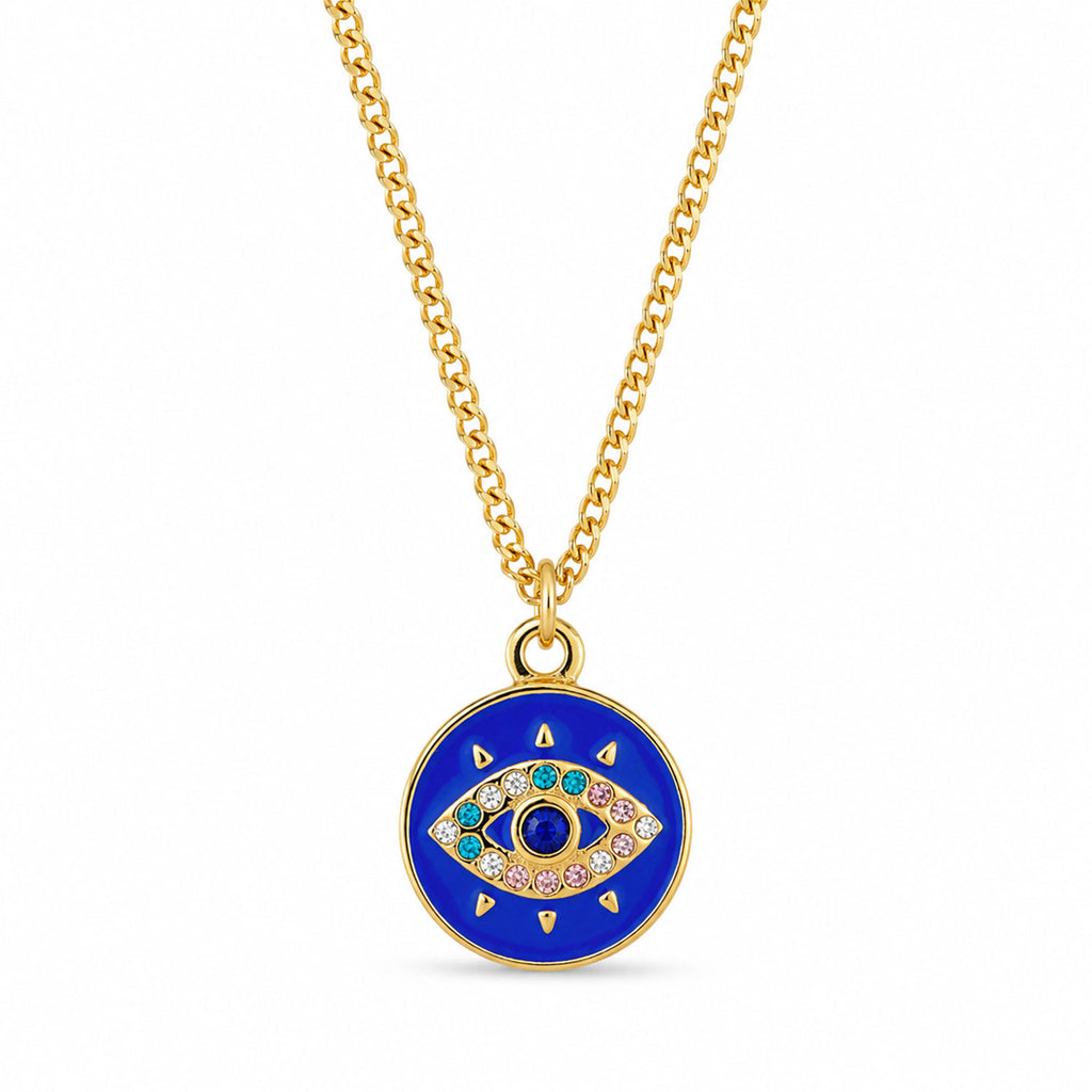 Collar Mujer Gargantilla Ojo Turco Dije Joyeria Lucida