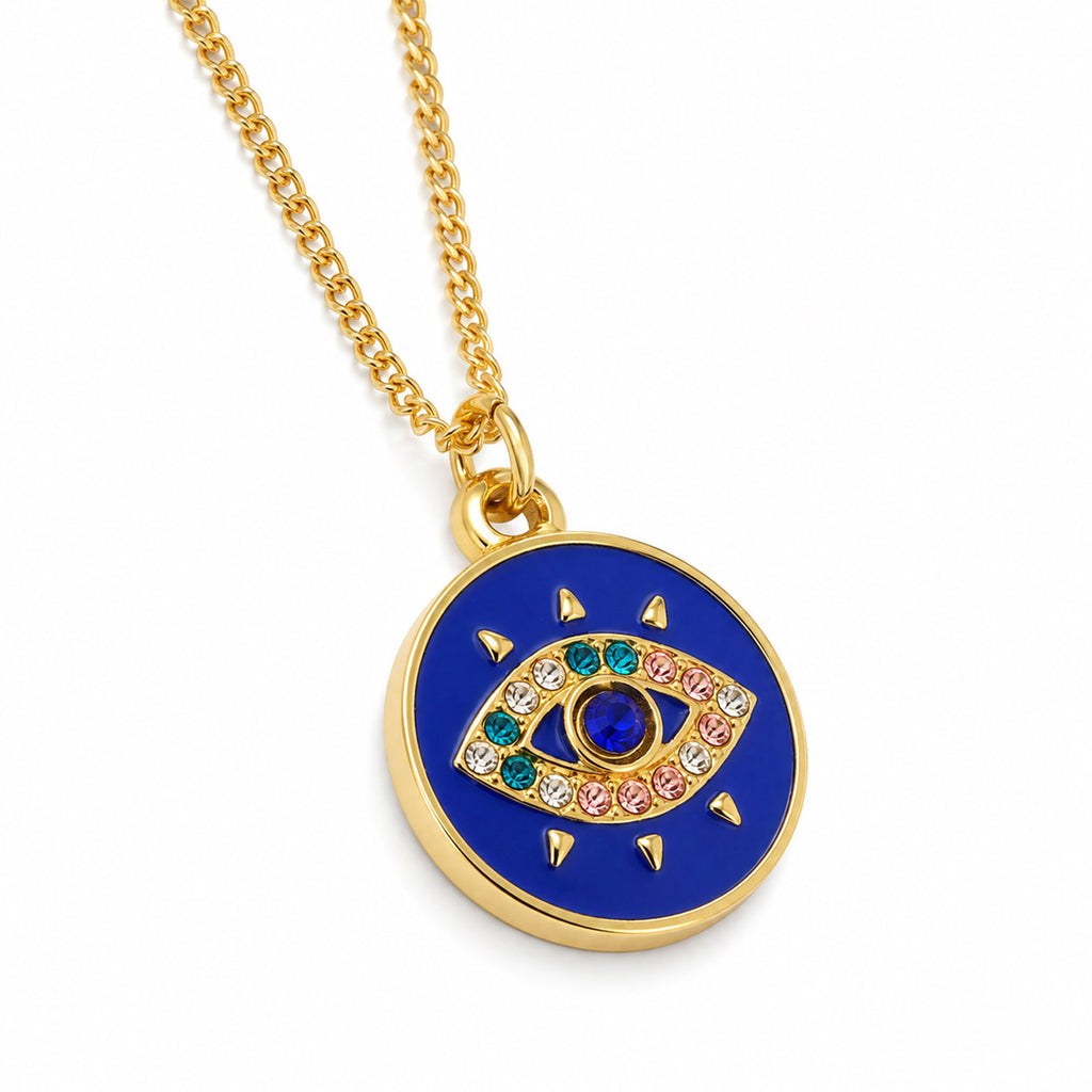 Collar Mujer Gargantilla Ojo Turco Dije Joyeria Lucida