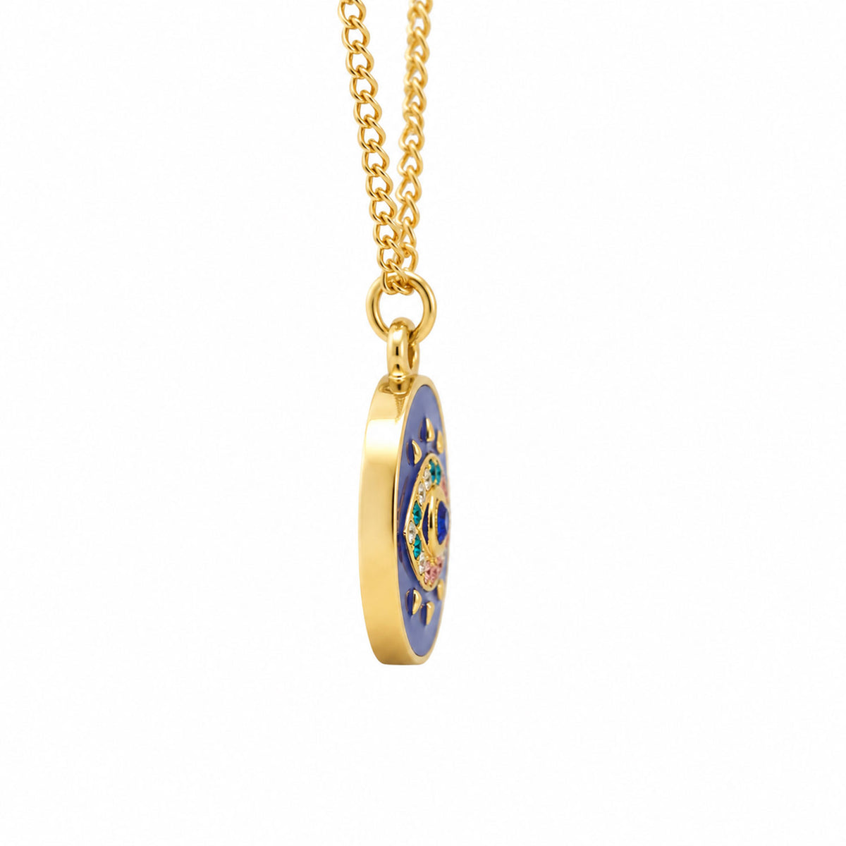 Collar Mujer Gargantilla Ojo Turco Dije Joyeria Lucida