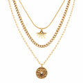 Collar Mujer Gargantilla Theia Dije Joyeria Oro 18K