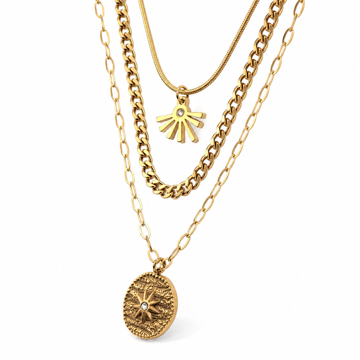Collar Mujer Gargantilla Theia Dije Joyeria Oro 18K