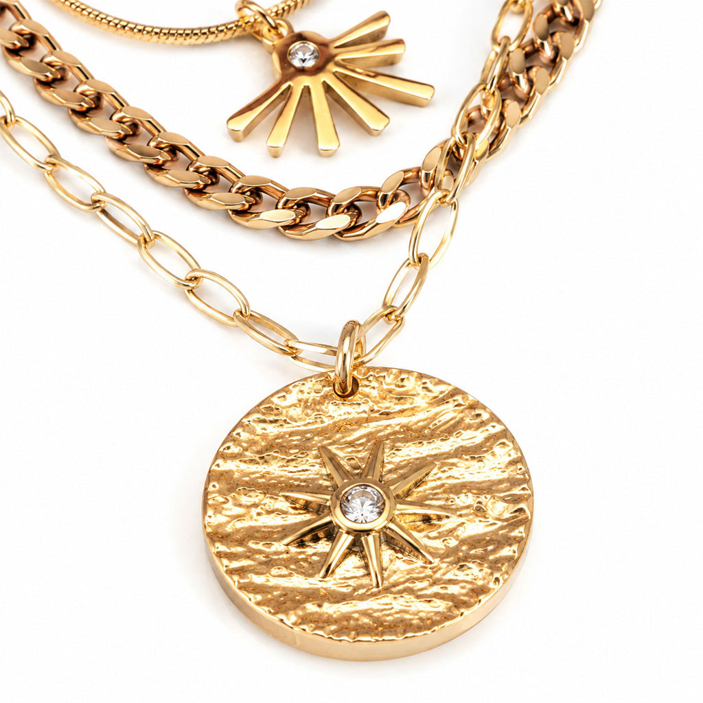 Collar Mujer Gargantilla Theia Dije Joyeria Oro 18K