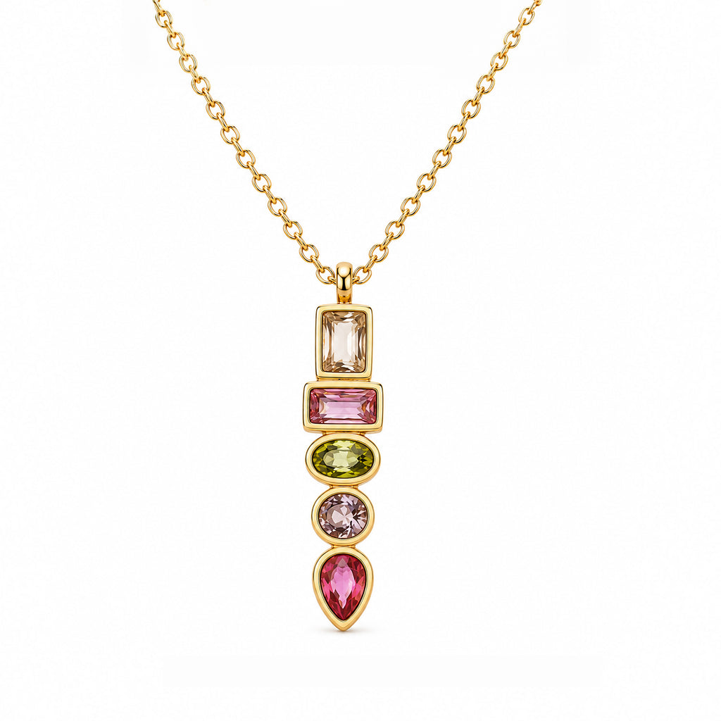 Collar Mujer Gargantilla Zenit Dije Joyeria Oro 18K