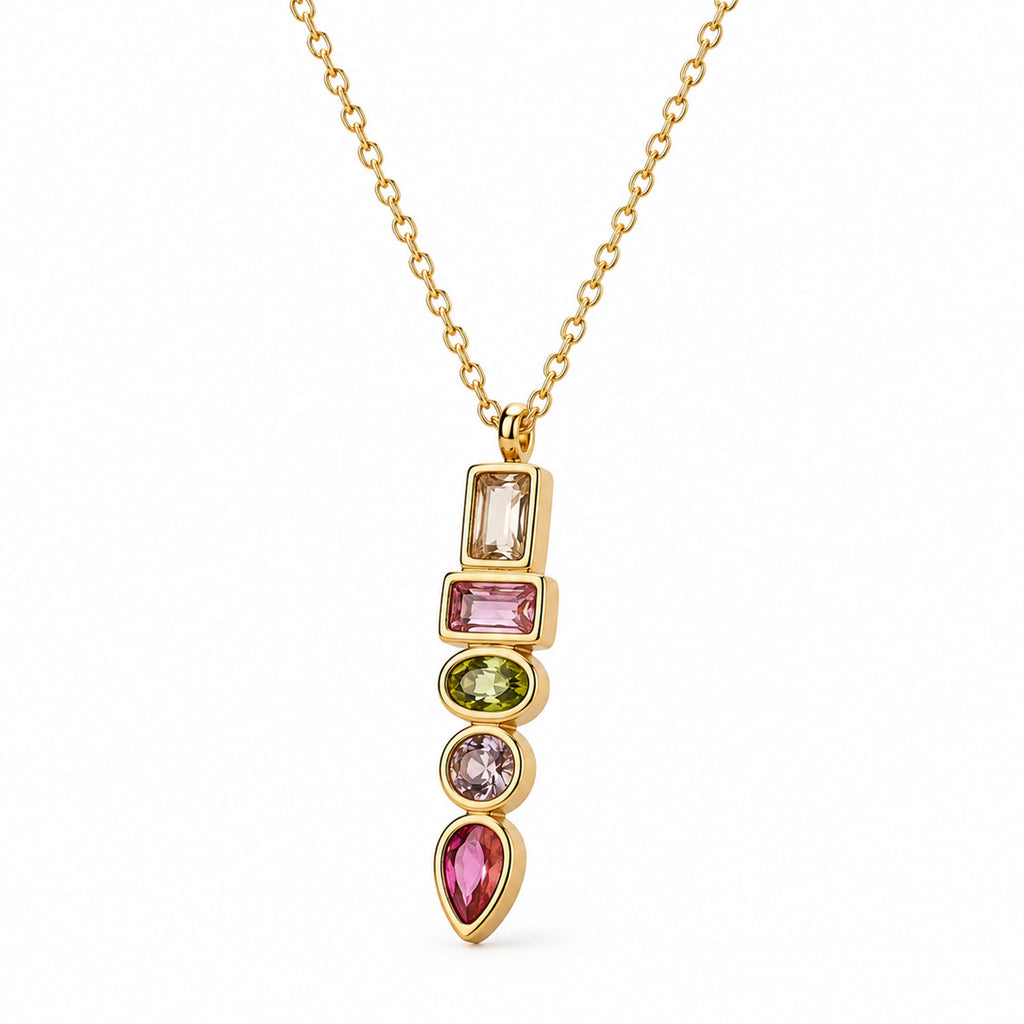 Collar Mujer Gargantilla Zenit Dije Joyeria Oro 18K