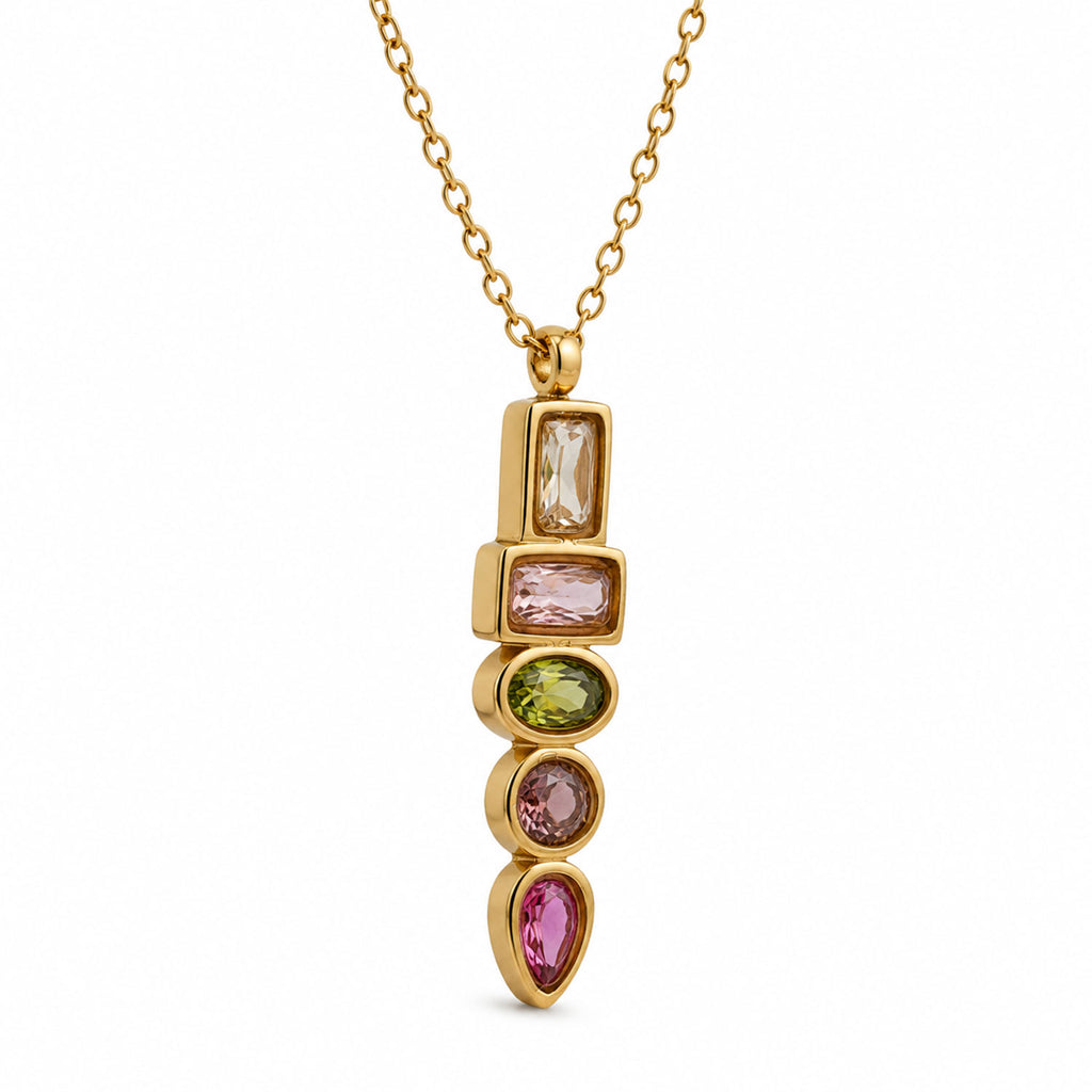 Collar Mujer Gargantilla Zenit Dije Joyeria Oro 18K