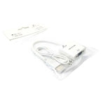 CONVERTIDOR HDMI A VGA  MACHO-HEMBRA BLANCO