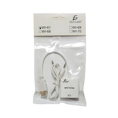 CONVERTIDOR HDMI A VGA  MACHO-HEMBRA BLANCO