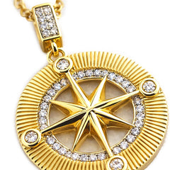 Collar MOON & SELF Ruta Estelar Estrella Polar Oro 18k