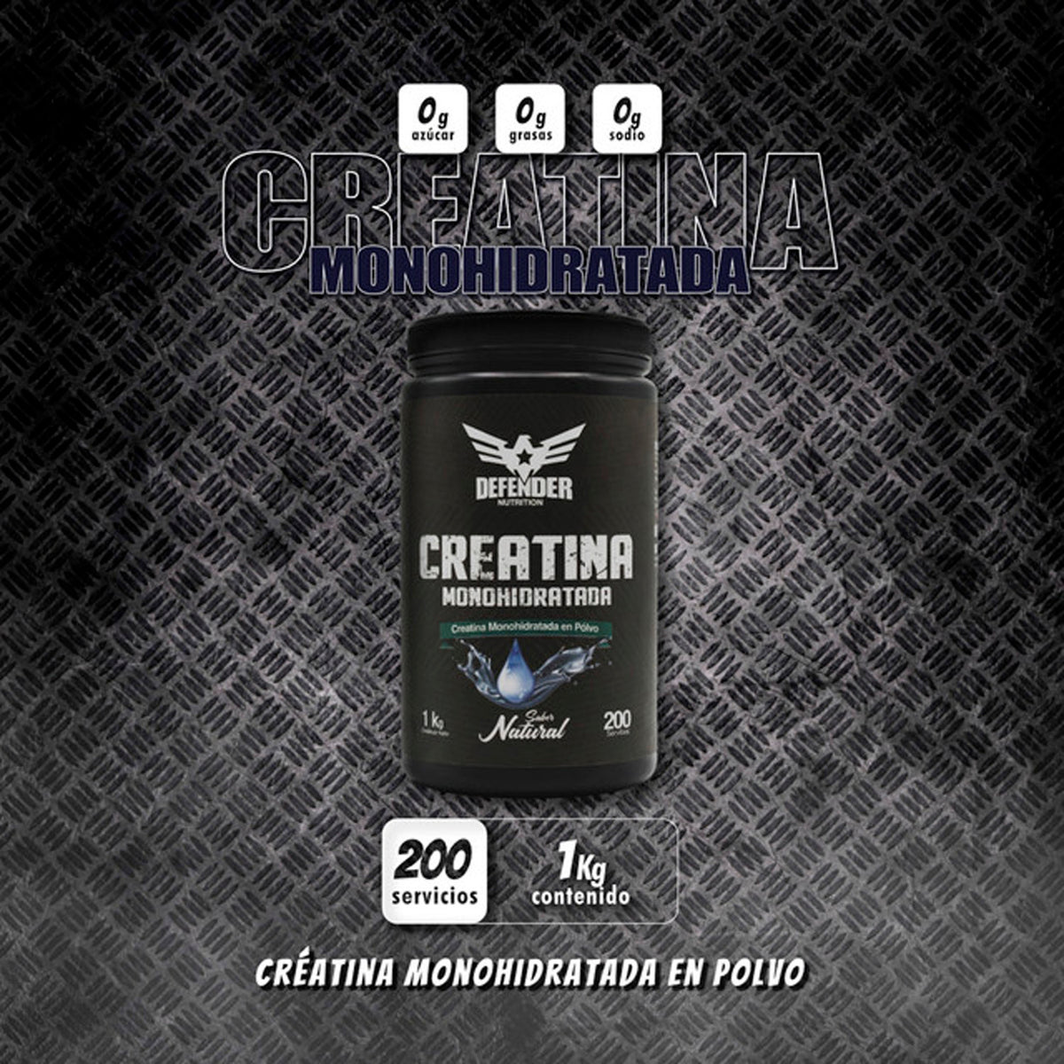 Creatina Monohidratada Defender 1kg
