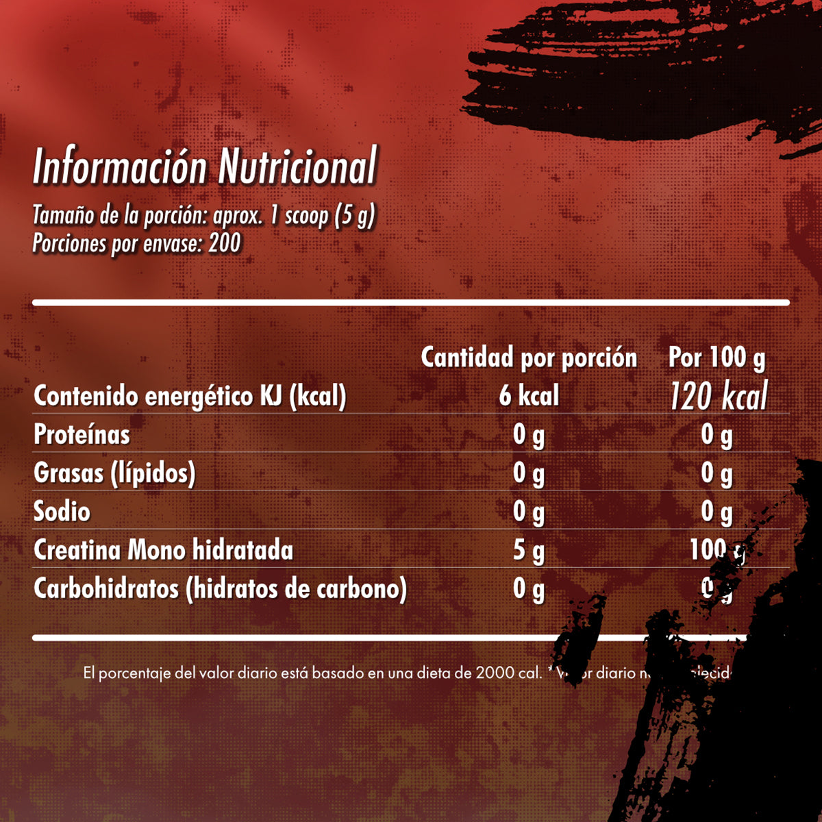 Creatina Monohidratada BrutalForce 1KG Suplemento Deportivo
