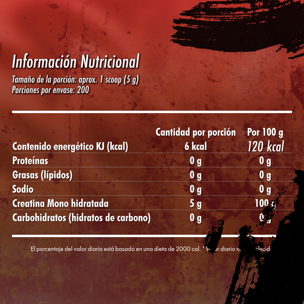 Creatina Monohidratada BrutalForce 1KG Suplemento Deportivo