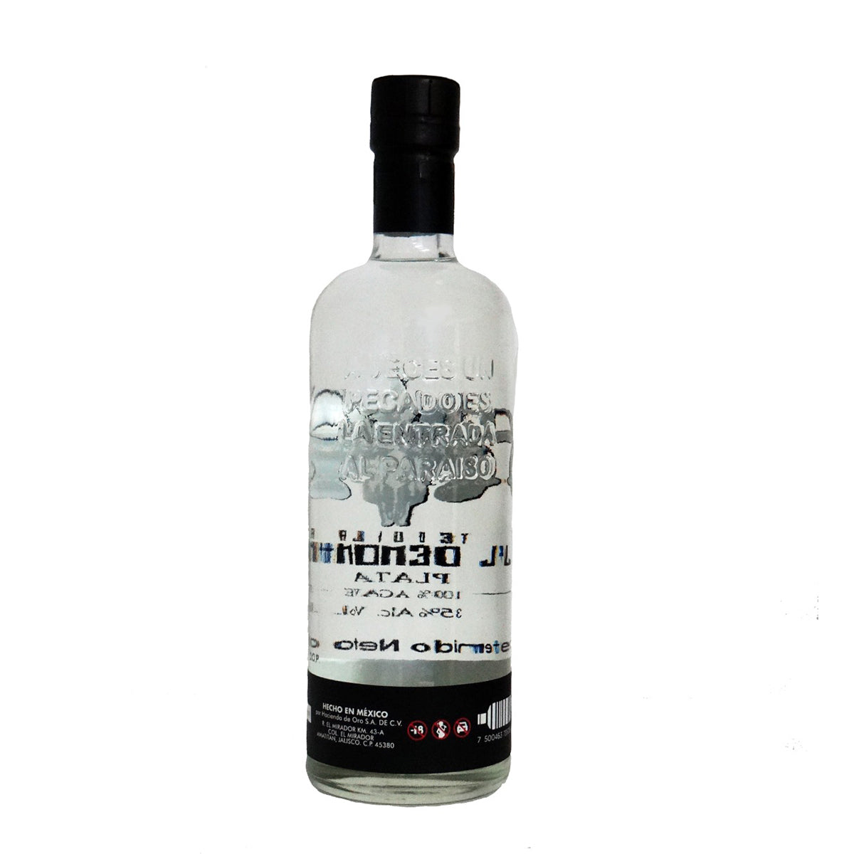 Paquete 6 Botellas De Tequila cristalino 750ml Mil Demonios