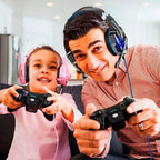 Audífonos Gamer Dmx24 Diadema Usb Led Compatible Pc Ps4 Xbox