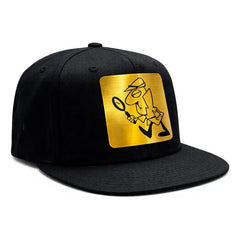 Gorra Knite Duo Pink Panther Inspector Negra Plana Hombre Negro Único