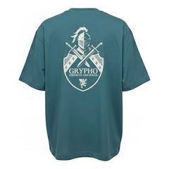 Playera Oversized Hombre Algodón 240g High Density Shield