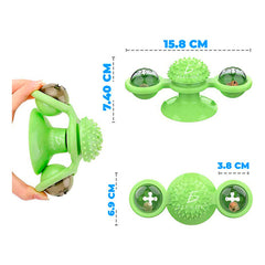 Juguete Placa Giratoria Para Gatos Interactivo Tpr Ecológico