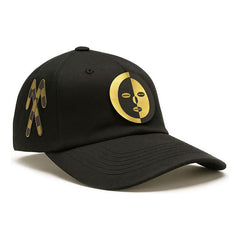 Gorra Eleggua Knite Negra gabardina Visera Curva Ajustable