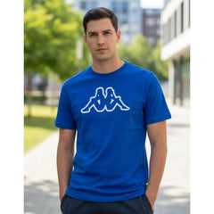 Playera Kappa Casual Royal Hombre Manga Corta Algodón
