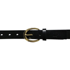 Cinturón Ferrioni Dama Piel Genuina Melissa Negro Dorado