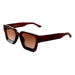 Lentes De Sol Baroc Square Tea Tinto UV400 Moda Unisex