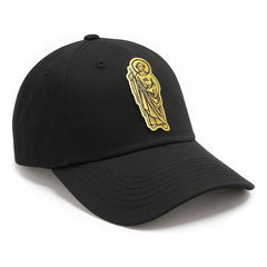 Gorra Knite San Juditas Negra Gabardina Visera Hombre Negro Único