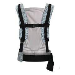 Portabebé Ergonómico La Rebozería Nukú Dryfit Bebé Safari Color Azul