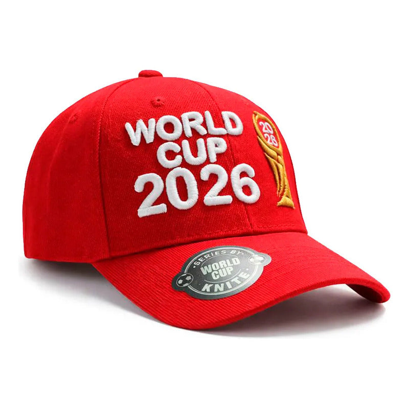 Gorra Fútbol Ajustable Canadá Roja Copa 2026 Fan Sport Rojo Un