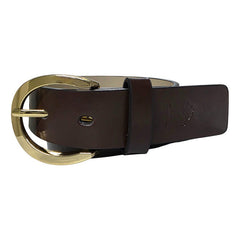 Cinturón Ferrioni Dama Piel Genuina Melissa Café Dorado-30-32