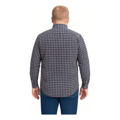 Camisa Big Kong Manga Larga Rosa Y Azul Tallas Grandes