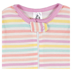 Mameluco Gerber Pack 2 Algodón Con Pies Ropa Dormir Bebé