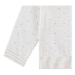 Sueter Gerber Algodón Blanco Con Botones Para Niña