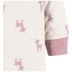 Mameluco Gerber Blanco Venadito Bebé Body Algodón Dormir