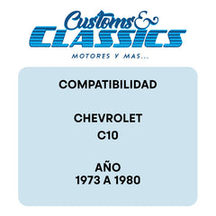 Jg Cuartos Y Calaveras Compatibles Chevrolet C10 1073 A 1980