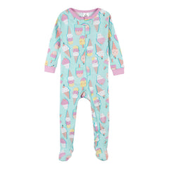 Mameluco Gerber Pack 2 Algodón Con Pies Ropa Dormir Bebé