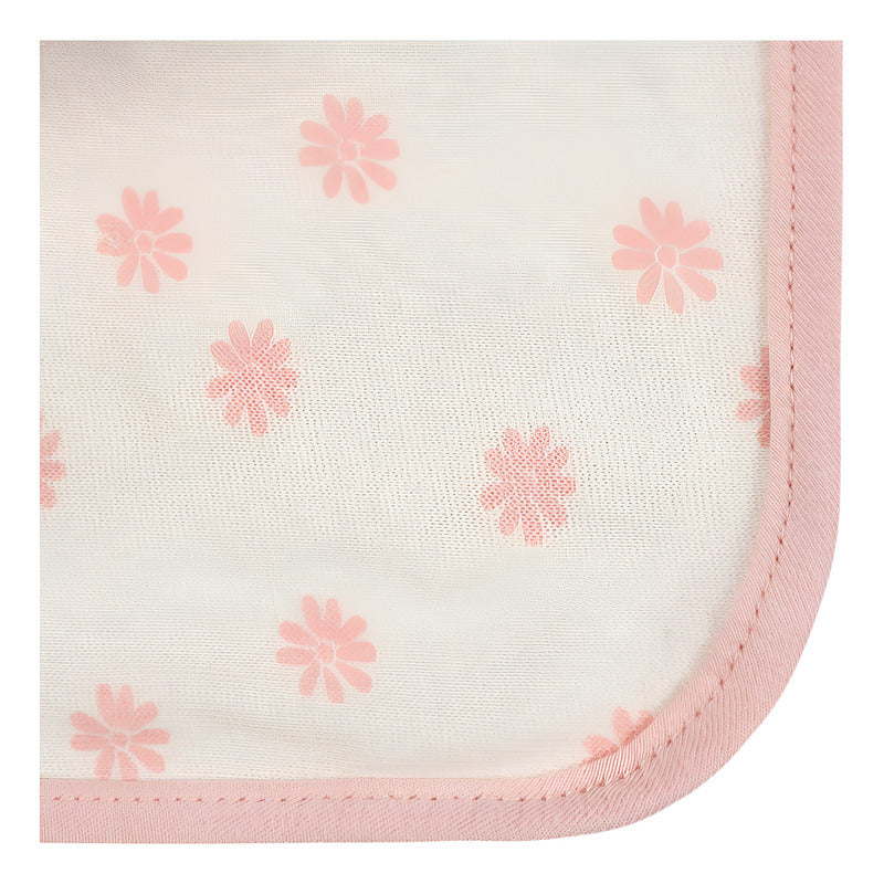 Paño baño Gatito Gerber bebé 12×12 cm rosa algodón-OSZ