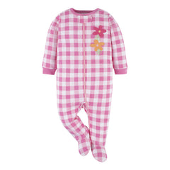 Mameluco Gerber Para Bebé Pack 2 Pijamas Algodón Rosa Talla 0-3m 0-3 M Floreado