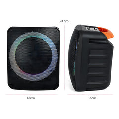 Bocina Bluetooth Portatil Fol Fs-l1165 Color Negro