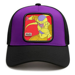 Gorra Freezer Morada Bordada Ajustable Unisex Dragon Ball
